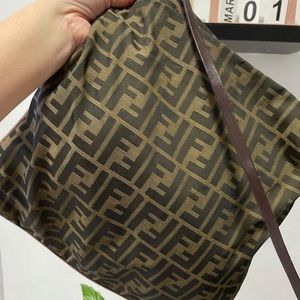 Authentic FENDI MONO ZUCA SHOULDER BAG